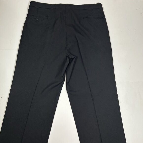 Stafford Mens Tuxedo Dress Pants Tag 38x32 100% New Wool Classic Pleated Front - Picture 7 of 9